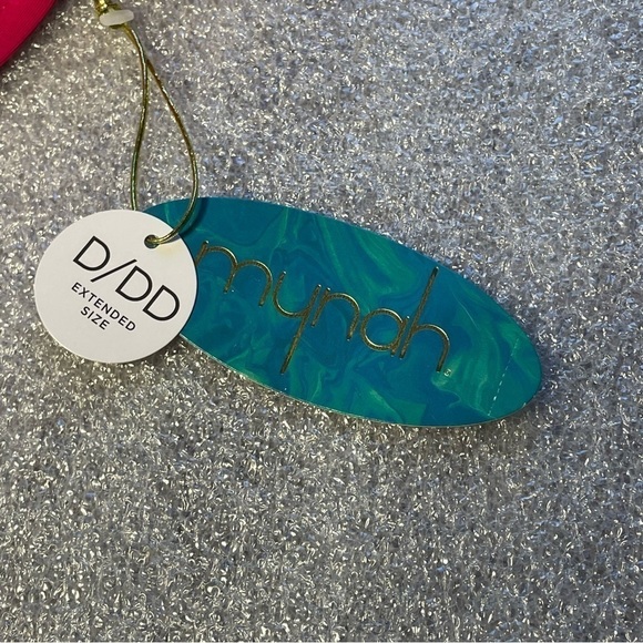 New Mynah Bra Bikini Swimsuit Top Magenta size D / DD extended size - Picture 10 of 12